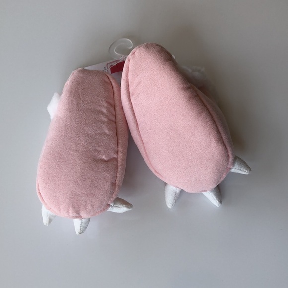 Carter’s Pink Dragon Slippers 3-6mo - Picture 2 of 5